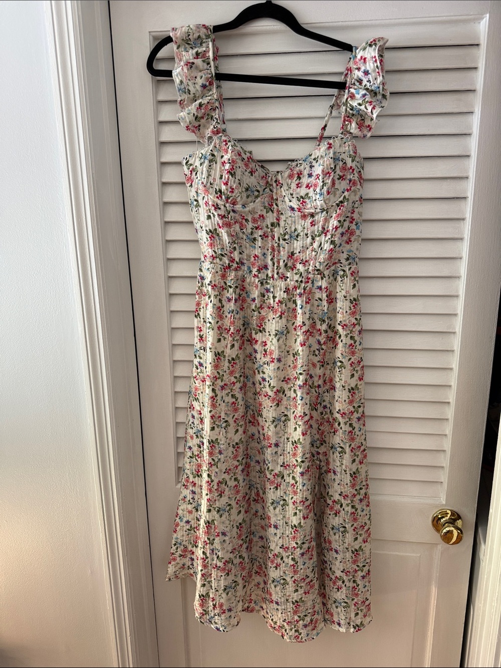 ASTR the Label Wedelia Print Midi Dress